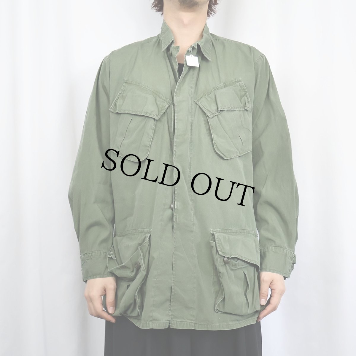 画像2: 60's U.S.ARMY ジャングルファティーグジャケット 5th SMALL-REGULAR (2)