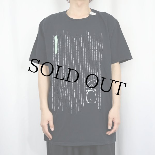 希少✨ディカプリオ 映画 プリント スウェット ロンティー ブラック L 古着 希少✨ディカプリオ 映画 プリント スウェット ロンティー