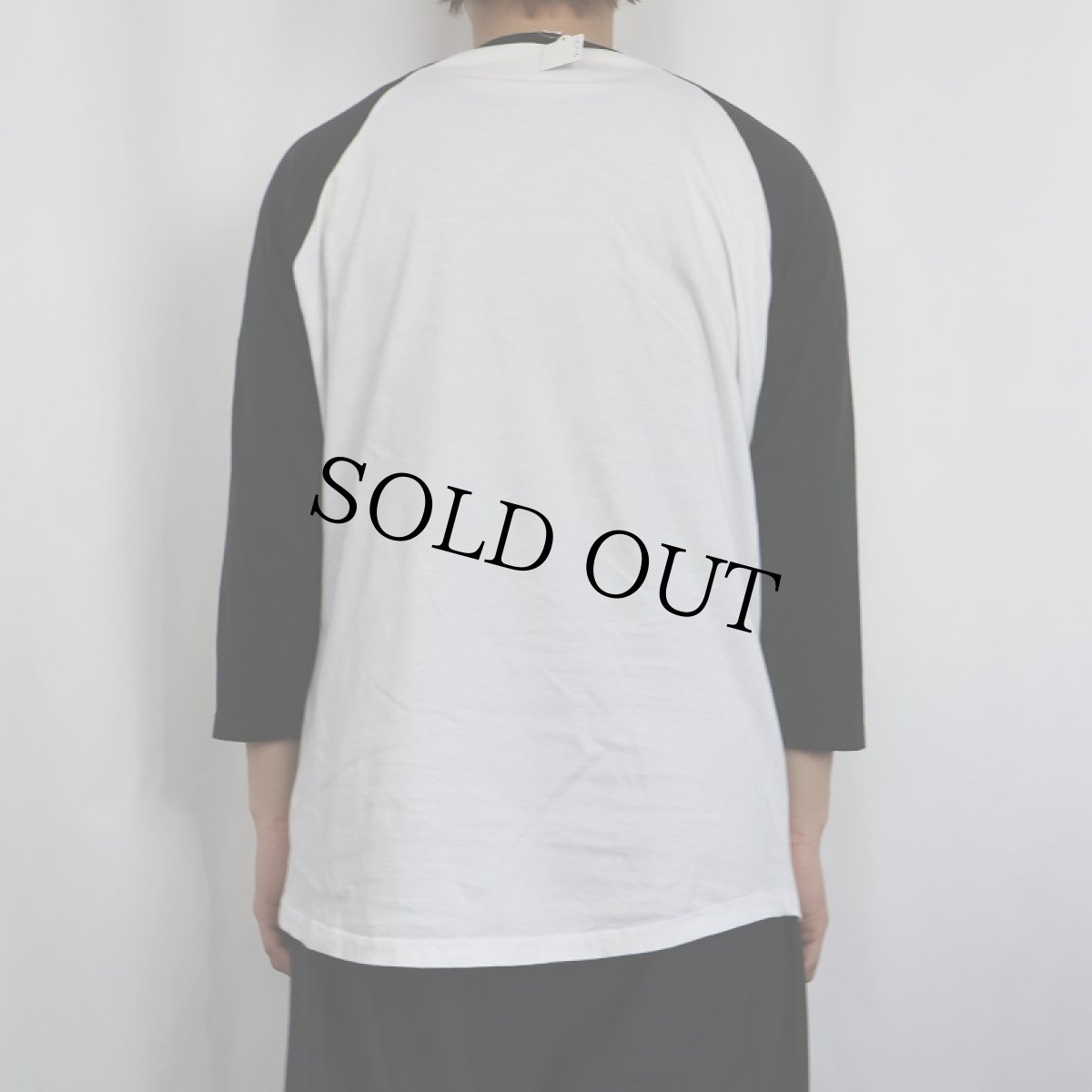 画像3: "I CAN'T FILL THE VOID" キャラクタープリントラグランTシャツ XL (3)