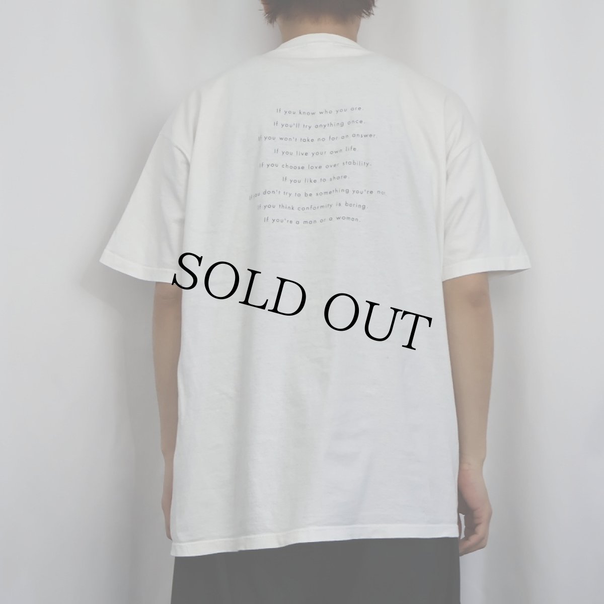 画像4: 90's Calvin Klein "CK ONE" フレグランスプリントTシャツ (4)