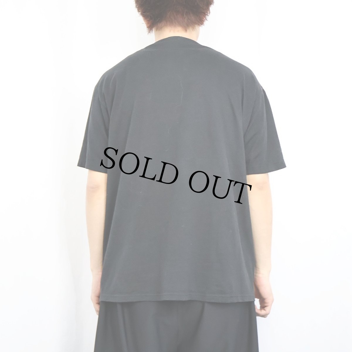 画像3: 80's ブート CHANEL USA製 ロゴプリントTシャツ BLACK XL (3)