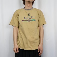 画像2: ブート GUCCI ロゴプリントTシャツ S (2)