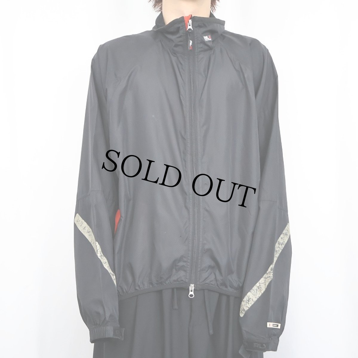 画像2: RLX POLO SPORT 切り替えデザイン ポリエステル ジップジャケット BLACK XL (2)