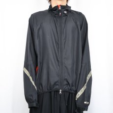 画像2: RLX POLO SPORT 切り替えデザイン ポリエステル ジップジャケット BLACK XL (2)