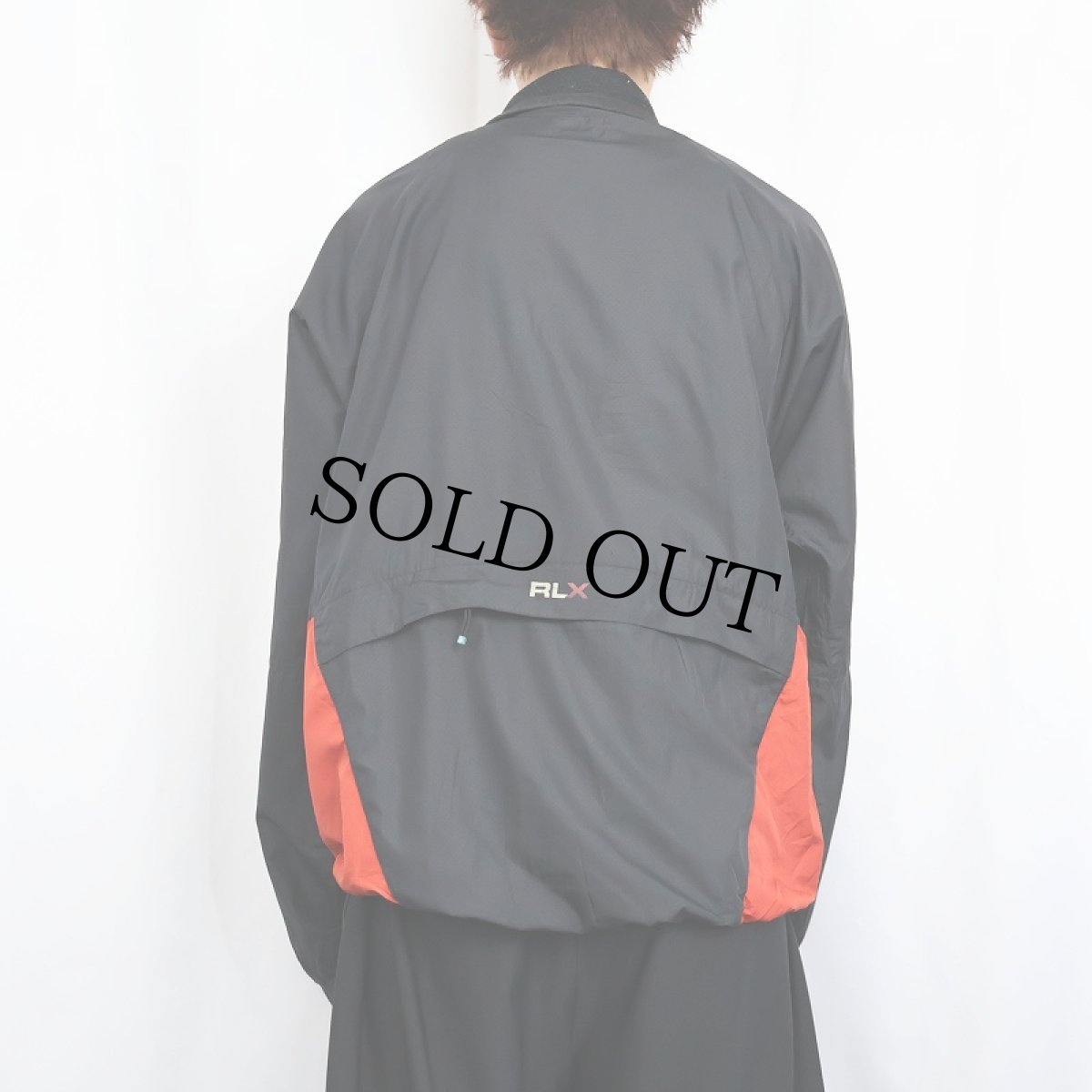 画像3: RLX POLO SPORT 切り替えデザイン ポリエステル ジップジャケット BLACK XL (3)