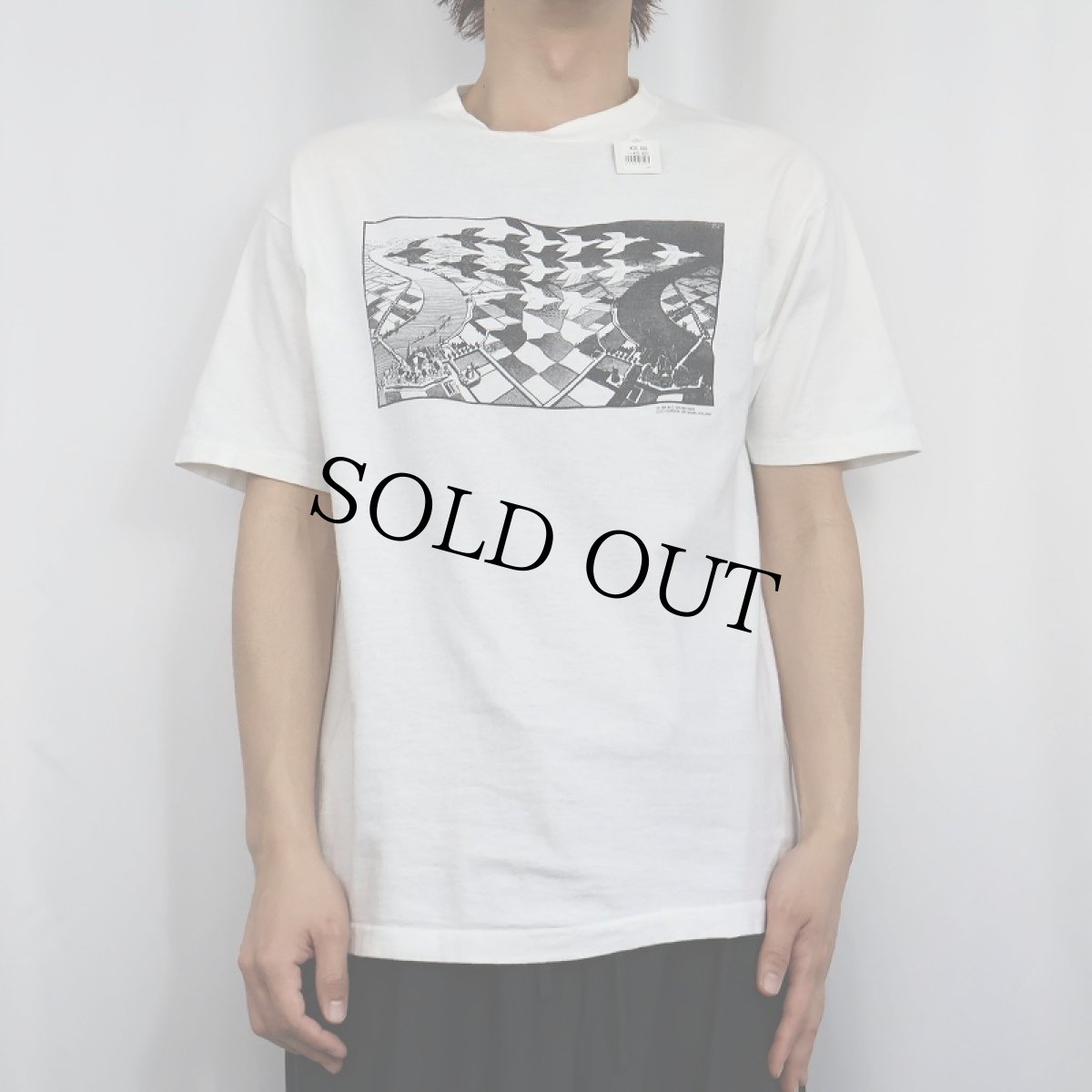 画像2: 80's Maurits Escher 騙し絵 アートプリントTシャツ (2)