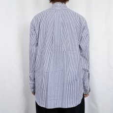 画像3: J.PRESS ストライプ柄 コットンボタンダウンシャツ SIZE15-1/2 (3)