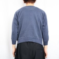 画像3: 60's "CAMP SEALTH" プリントラグランスウェット NAVY (3)