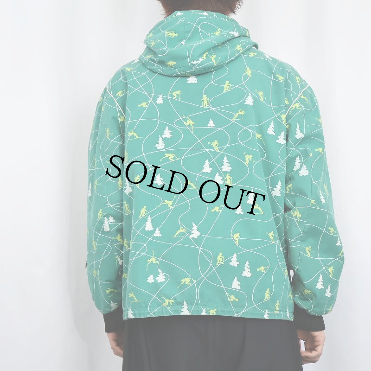 画像4: 60's〜 EURO スキー柄 リバーシブルコットンスキージャケット (4)