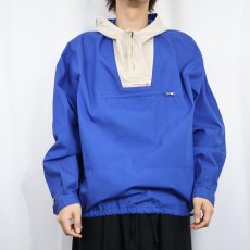 画像2: 90's J.CREW 切り替えデザイン コットンアノラックパーカー M (2)