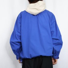 画像3: 90's J.CREW 切り替えデザイン コットンアノラックパーカー M (3)