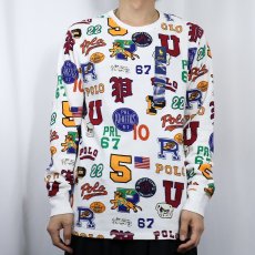 画像2: POLO Ralph Lauren ロゴプリント サーマルロンT タグ付き未使用 M (2)