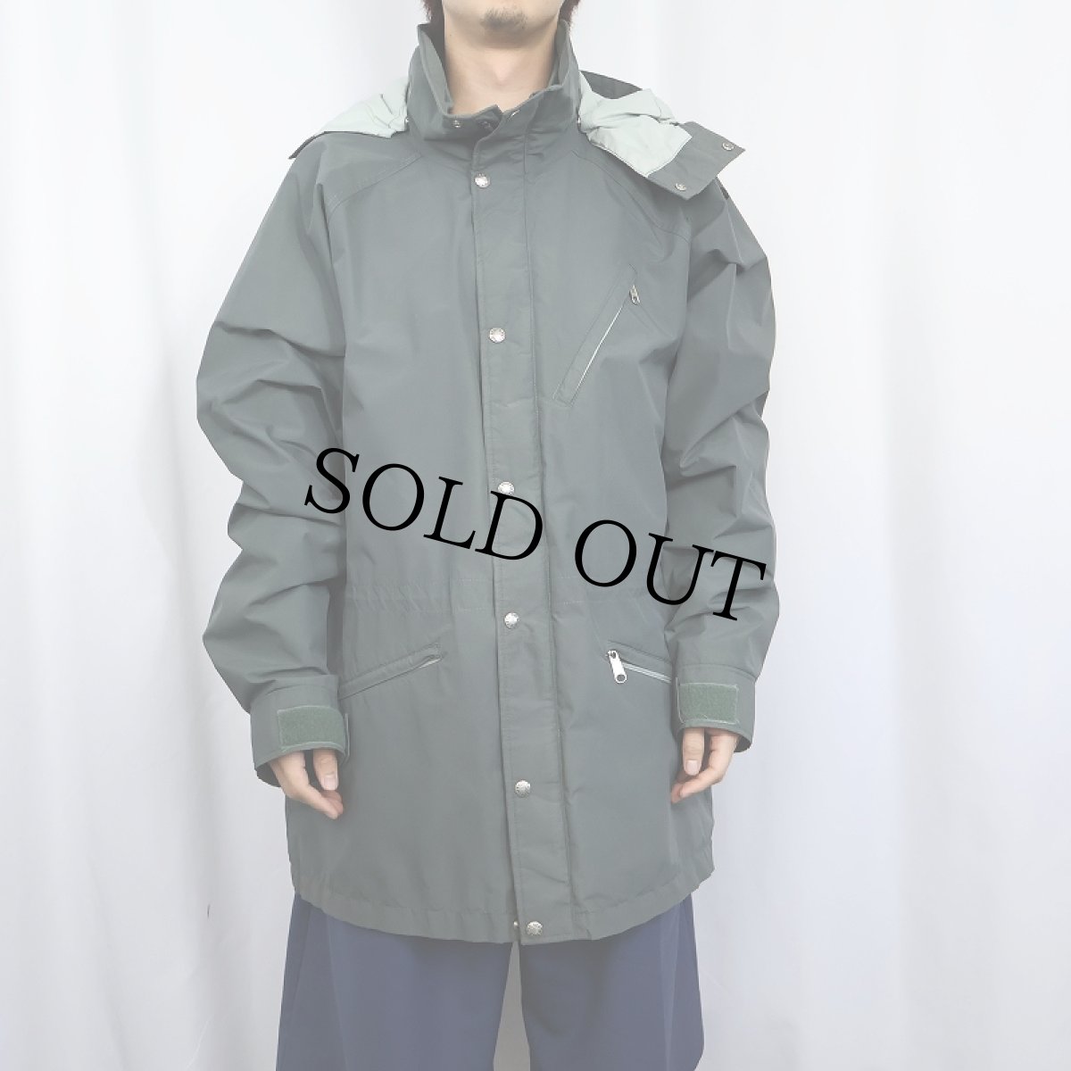 画像2: 80's THE NORTH FACE 茶タグ USA製 GORE-TEX パーカー XL (2)