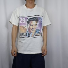 画像2: 90's Elvis Presley USA製 ミュージシャンプリントTシャツ L (2)