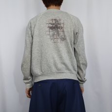 画像4: 70〜80's USA製 "神風" プリントラグランスウェット XL (4)