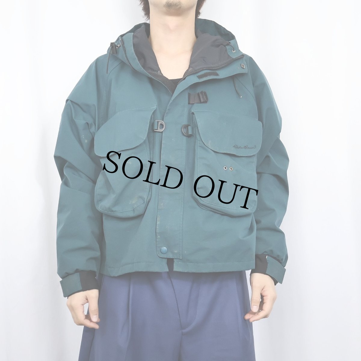 画像2: 80〜90's Eddie Bauer "SST TYPE" GORE-TEX フィッシングジャケット L (2)
