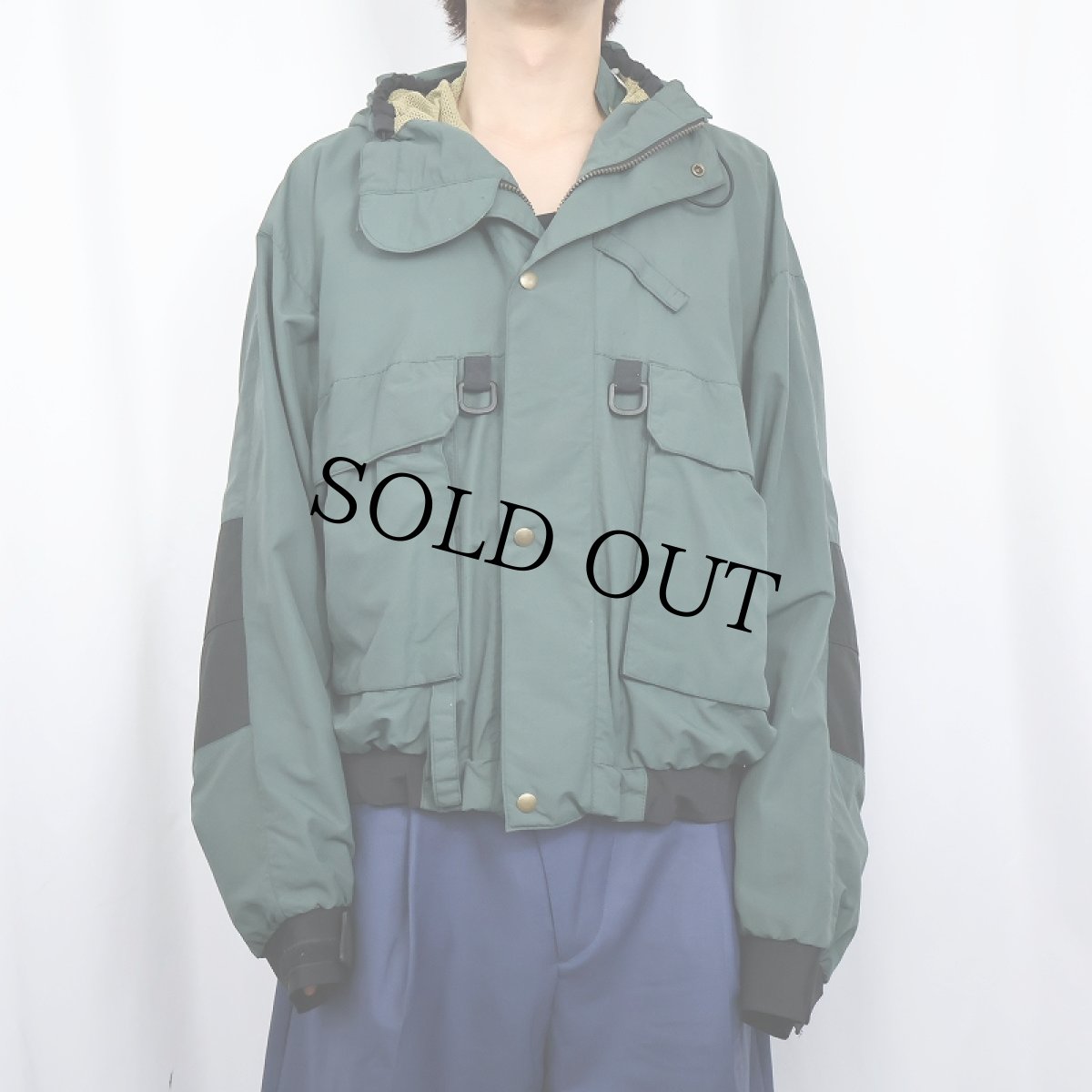 画像2: 90's〜 fenwick USA製 "SST TYPE" フィッシングジャケット XL (2)