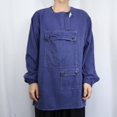 画像2: VINTAGE EURO HBT プルオーバー ワークジャケット  (2)