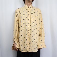 画像2: 80's L.L.Bean USA製 鴨柄 コットンシャツ XL (2)
