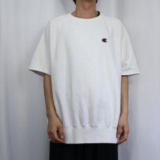 画像2: 2000's Champion REVERSE WEAVE 半袖ラグランスウェット XL (2)
