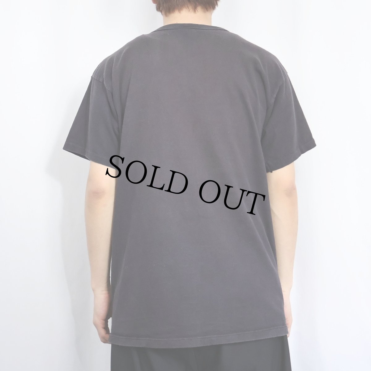 画像3: 80〜90's Champion USA製 青刺繍タグ 後期 目無しTシャツ BLACK L (3)