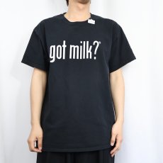 画像2: "got milk?" キャンペーンプリントTシャツ BLACK (2)