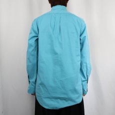 画像3: 90's Ralph Lauren ロゴ刺繍 コットンボタンダウンシャツ S (3)