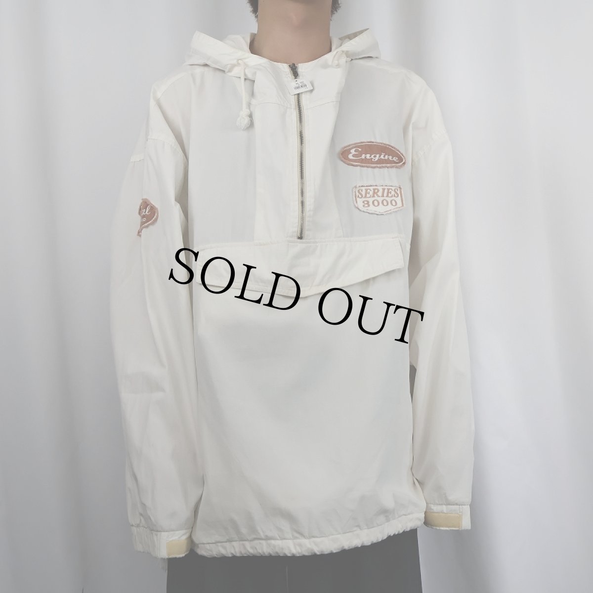 画像2: GAP ワッペン付き コットンアノラックパーカー XL (2)