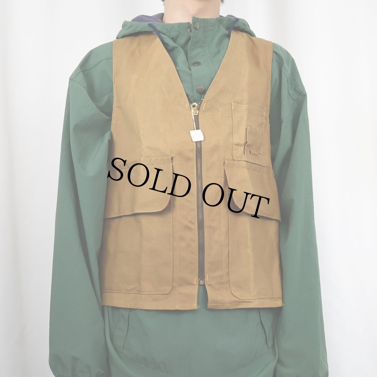 画像2: 70's Blue Bill BY RED HEAD ダックハンティングベスト DEADSTOCK M (2)