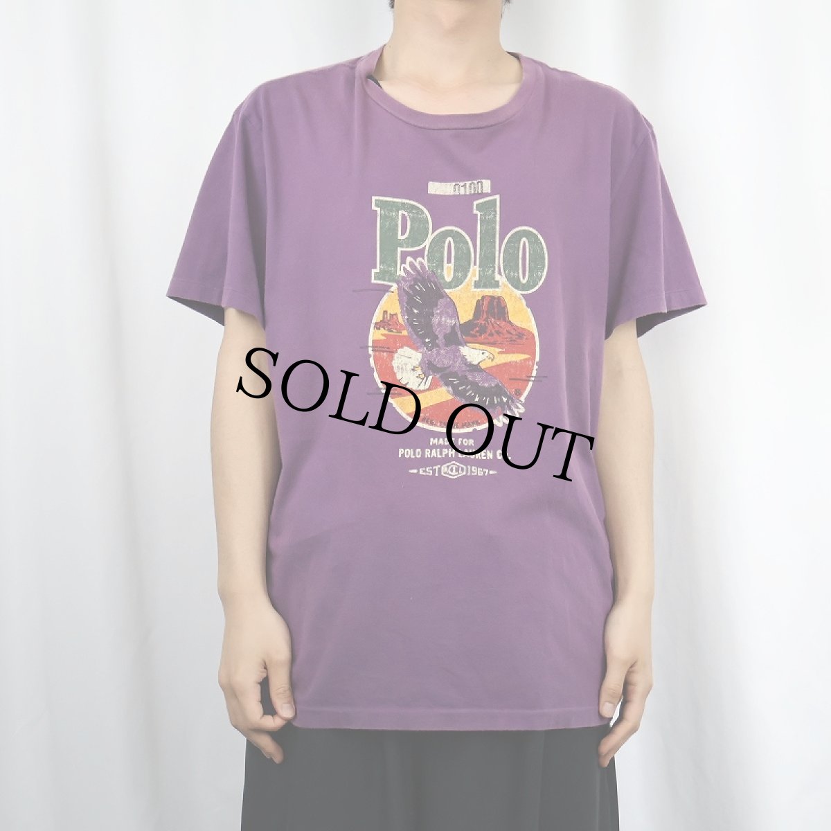 画像2: POLO Ralph Lauren プリントTシャツ XL (2)