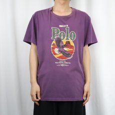 画像2: POLO Ralph Lauren プリントTシャツ XL (2)