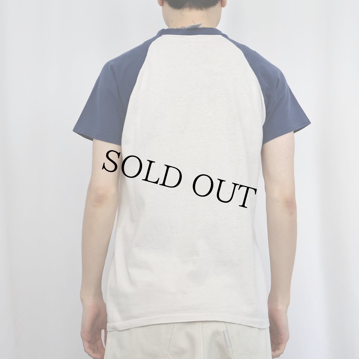 画像3: 70〜80's SNOOPY USA製 "I Love Conn." キャラクタープリント ラグランTシャツ L (3)