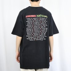 画像4: 90's SCORPIONS×ALLICE COOPER ツアーＴシャツ BLACK (4)