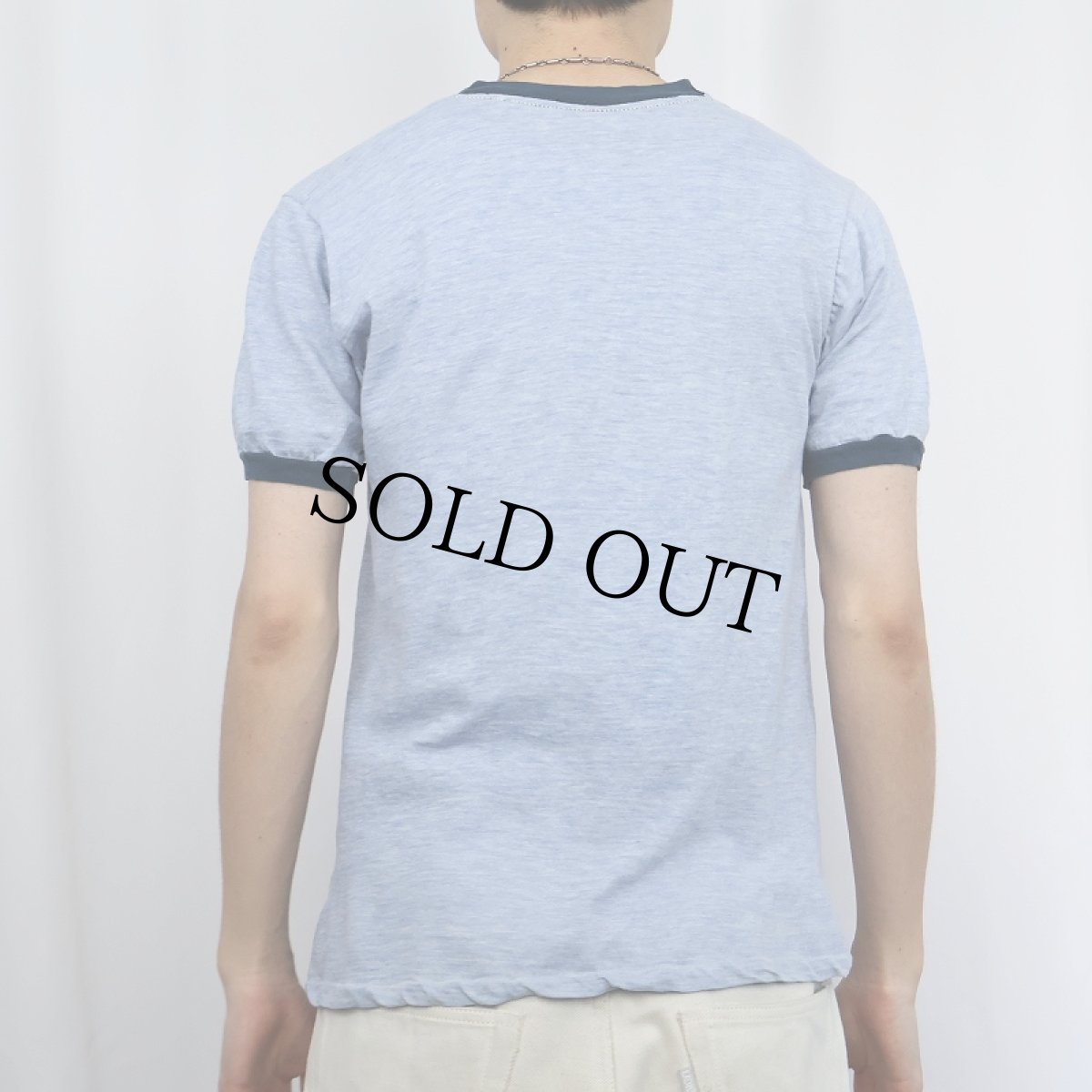 画像3: 70's "HAPPINESS IS" イラストプリント リンガーTシャツ (3)