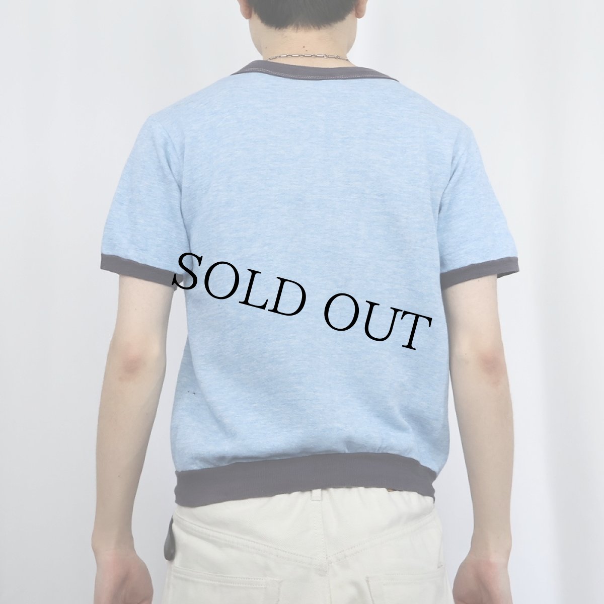 画像3: 70〜80's "GRAND BAHAMA HOTEL" 魚プリント 半袖スウェット (3)