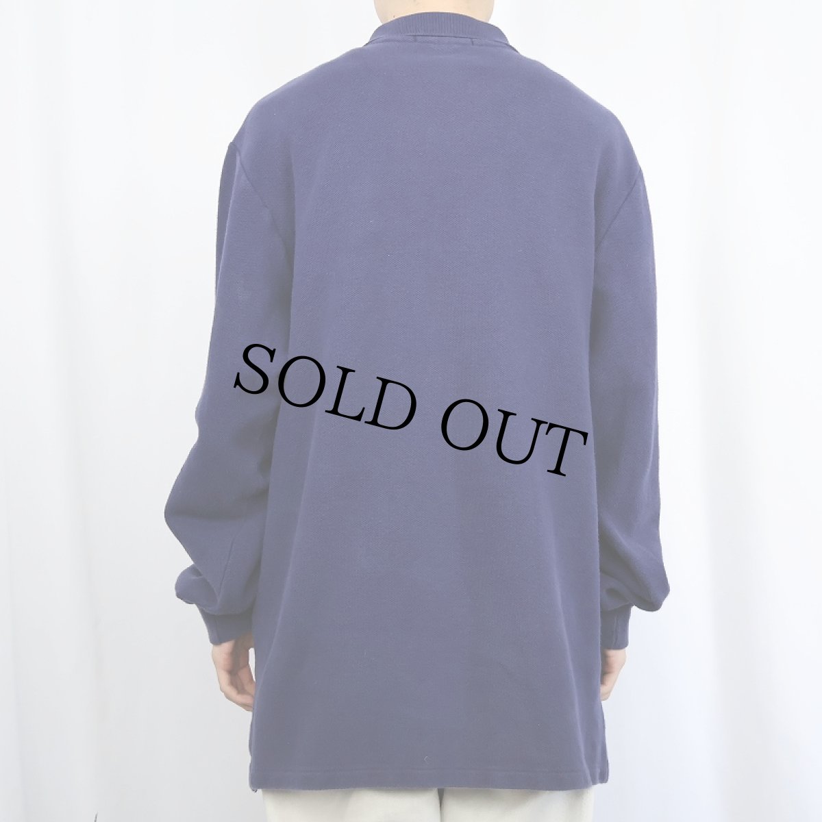 画像3: 90's POLO Ralph Lauren USA製 ポロシャツ NAVY L (3)