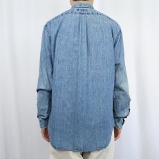 画像3: Ralph Lauren デニムボタンダウンシャツ M (3)