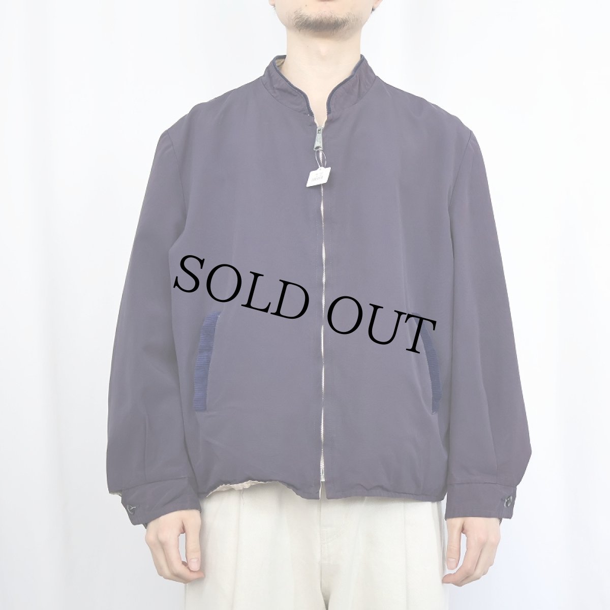 画像3: 70〜80's リーシブルジップジャケット NAVY (3)