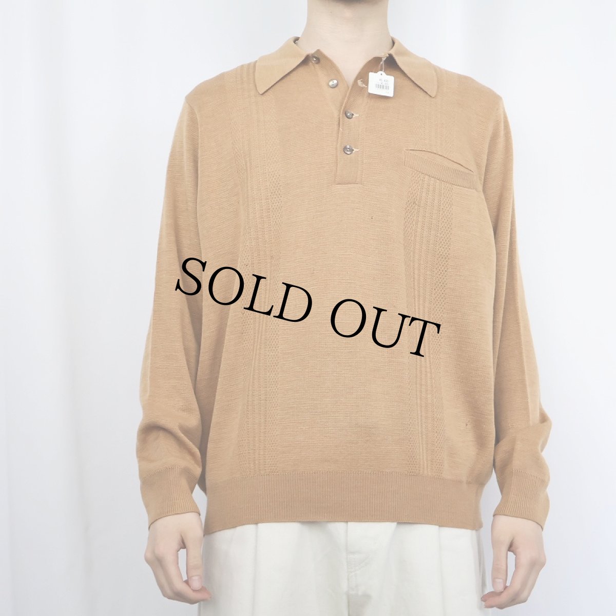 画像2: ニットポロシャツ (2)