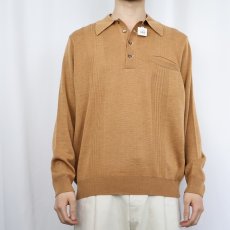 画像2: ニットポロシャツ (2)