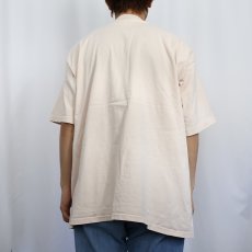画像3: 90's BANANA REPUBLIC USA製 無地ポケットTシャツ L (3)