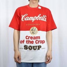 画像2: 80's Campbell's Soup "Cream of the crop" ラバープリントTシャツ XL (2)