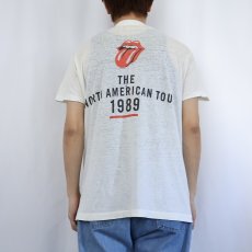 画像4: 80's The Rolling Stones "THE NORTH AMERICAN TOUR 1989" ロックバンドツアーTシャツ (4)