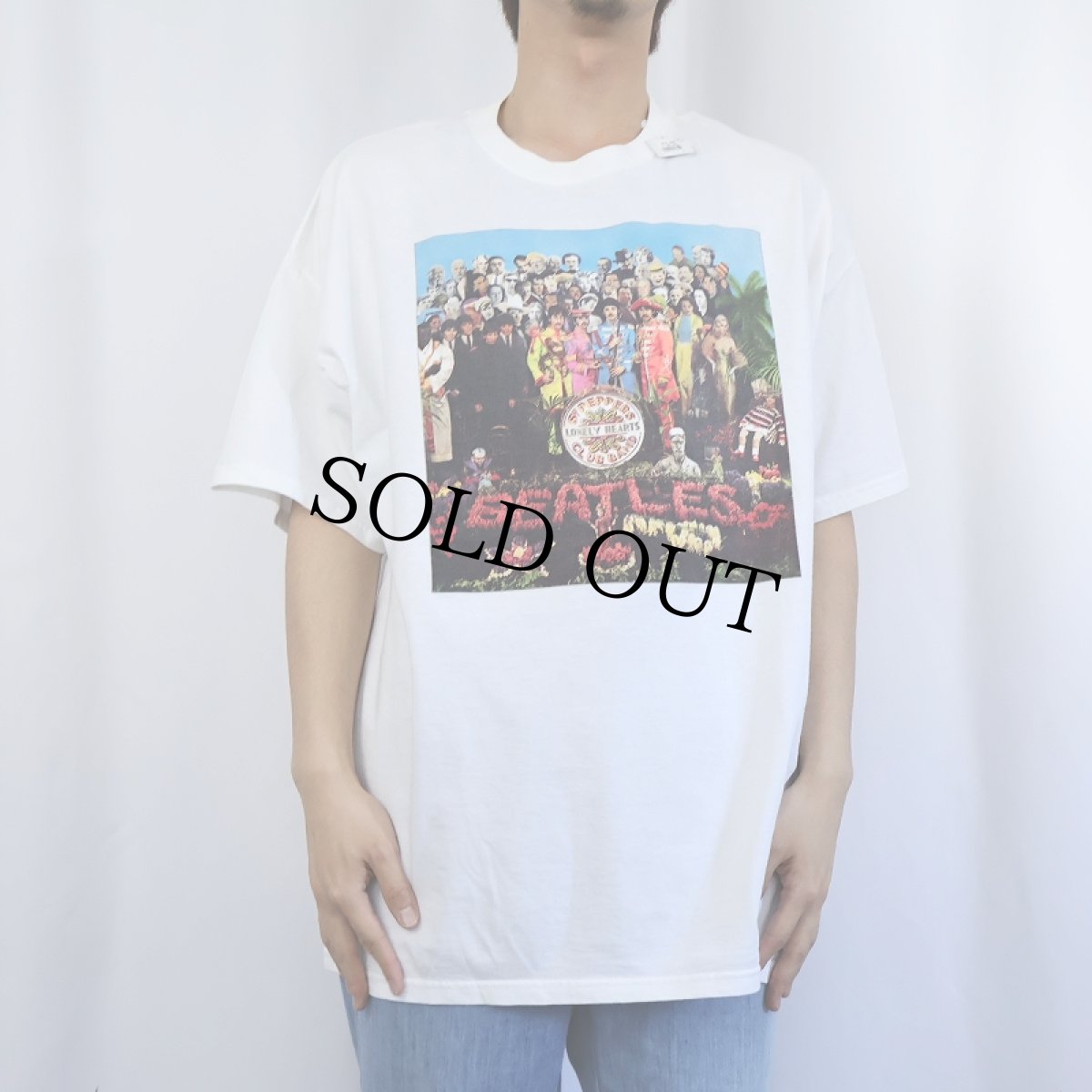 画像2: THE BEATLES ロックバンドTシャツ (2)