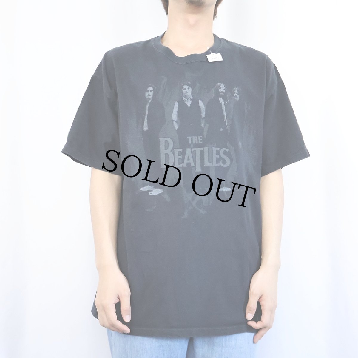 画像2: 2000's THE BEATLES ロックバンドTシャツ BLACK XL (2)