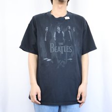 画像2: 2000's THE BEATLES ロックバンドTシャツ BLACK XL (2)