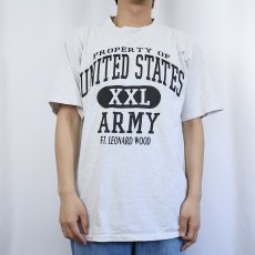 画像2: 90's SOFFE USA製 "NAVY" プリントTシャツ L (2)