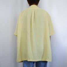 画像3: POLO Ralph Lauren リネン×シルク オープンカラーシャツ XXL (3)