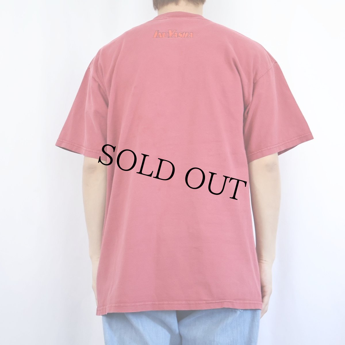 画像3: 2000's 犬夜叉 アニメプリントTシャツ L (3)