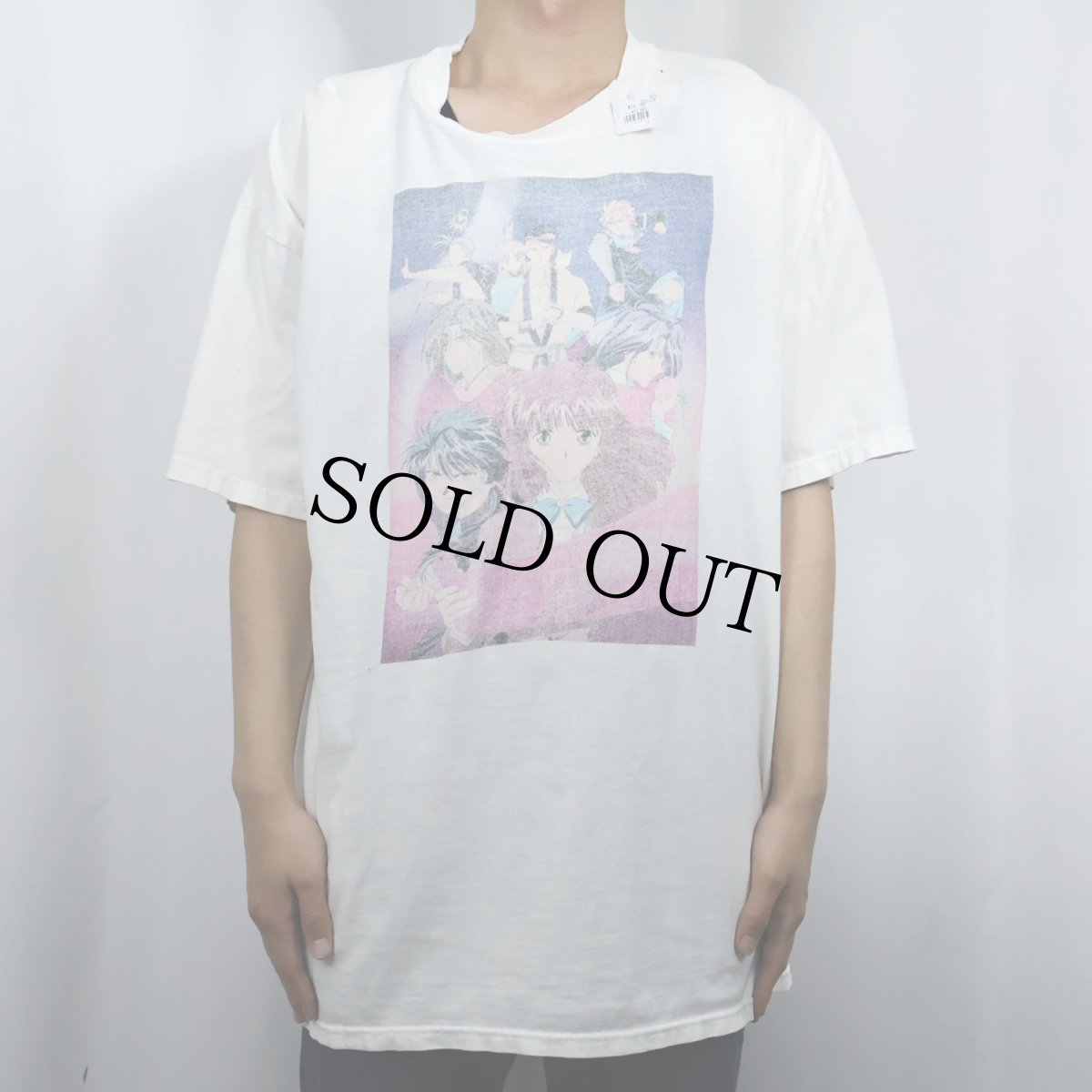 画像2: 90's ふしぎ遊戯 アニメプリントTシャツ XL (2)